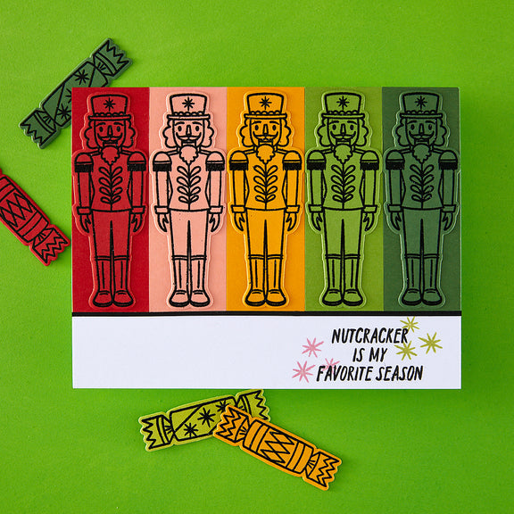 Hero Arts A Little Nuts Stamp & Cut Set from the Crackin' Christmas Collection