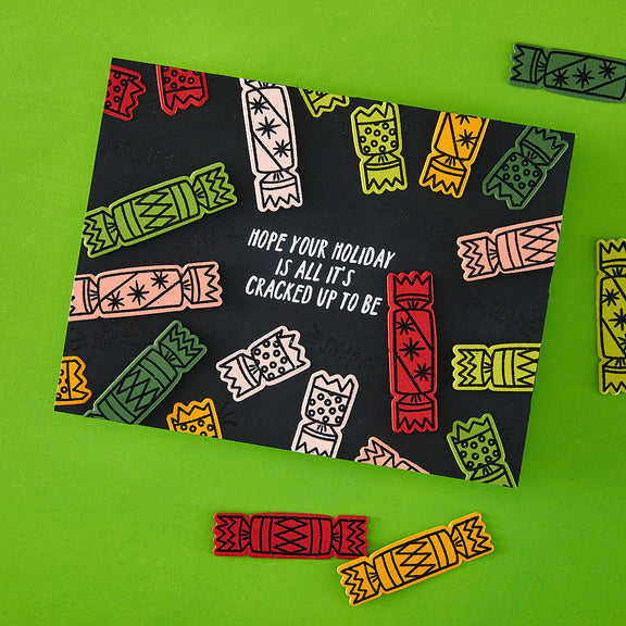 Hero Arts A Little Nuts Stamp & Cut Set from the Crackin' Christmas Collection
