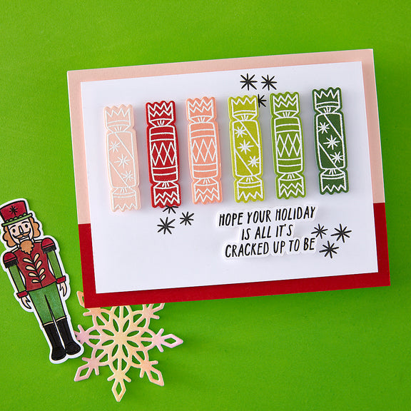 Hero Arts A Little Nuts Stamp & Cut Set from the Crackin' Christmas Collection