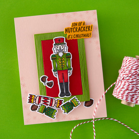 Hero Arts A Little Nuts Stamp & Cut Set from the Crackin' Christmas Collection