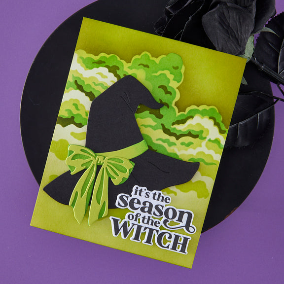 Hero Arts Spooky Season BetterPress + Foil & Die Set from the Hocus Pocus Collection