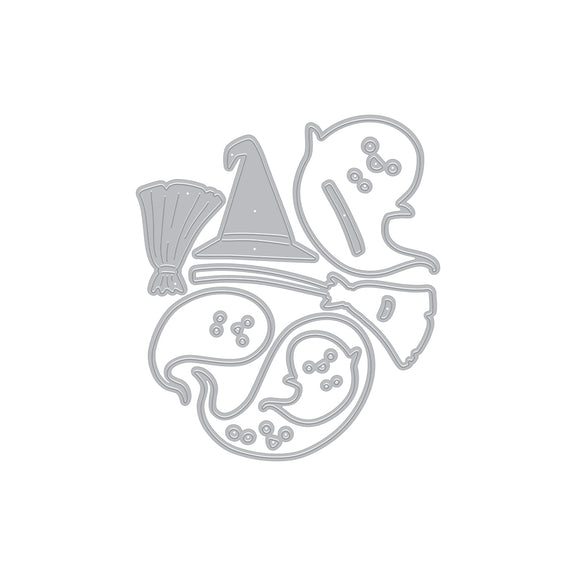 Hero Arts Boo to You Etched Dies from the Hocus Pocus Collection