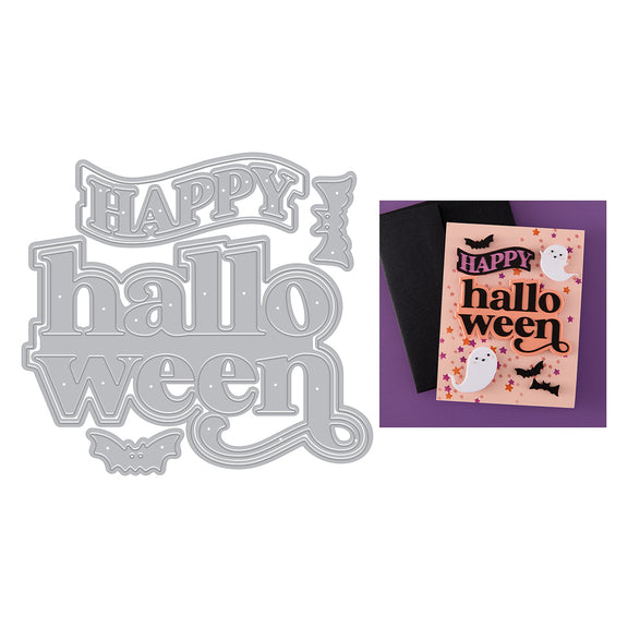 Hero Arts Happy Halloween Etched Dies from the Hocus Pocus Collection