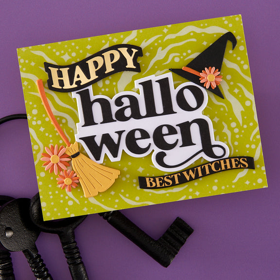 Hero Arts Happy Halloween Etched Dies from the Hocus Pocus Collection