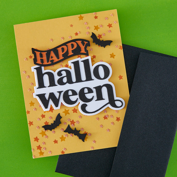 Hero Arts Happy Halloween Etched Dies from the Hocus Pocus Collection