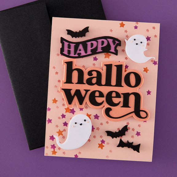 Hero Arts Boo to You Etched Dies from the Hocus Pocus Collection
