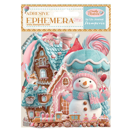 *COMING SOON* Stamperia Candy Christmas Adhesive Ephemera from the Candy Christmas Collection