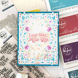 Pinkfresh Studio Happy Vibes Stamp & Die Set Bundle