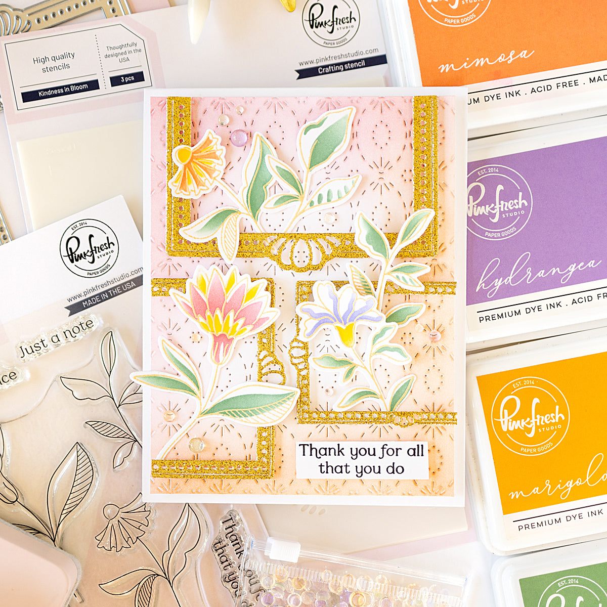 Pinkfresh Studio Kindness in Bloom Bundle