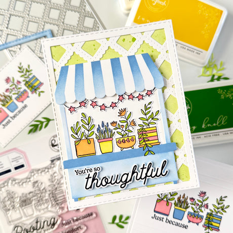 Pinkfresh Studio Lacy Lattice coverplate die
