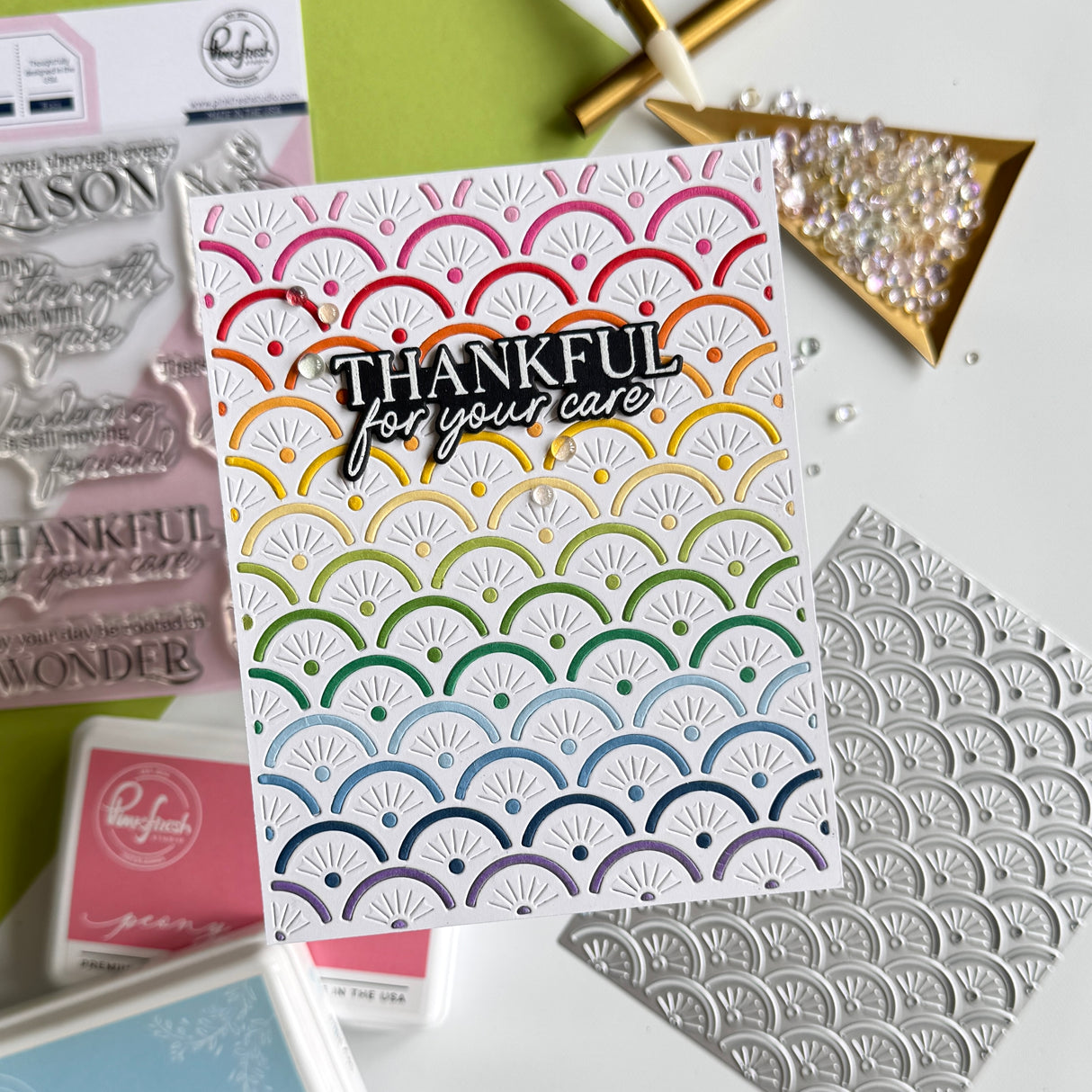 Pinkfresh Studio Rooted in Wonder stamp