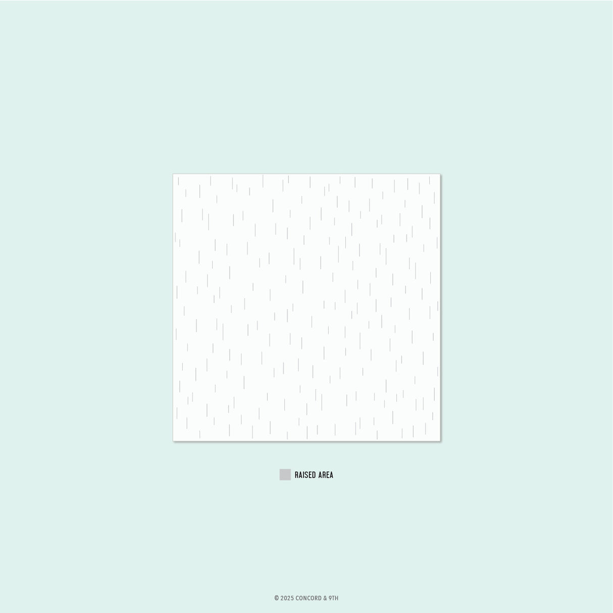 Concord & 9th Dashed Lines Embossing Folder (6 x 6)
