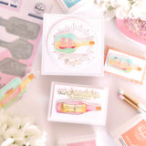 Pinkfresh Studio Message in a Bottle stamp