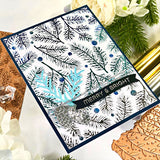 Spellbinders Pine Sprays Hot Foil Plate - Glimmer for the Holidays Collection