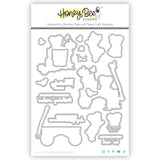 Honey Bee Stamps Dog Gone Amazing 6"x 8" Clear Stamp Set & Coordinating Honey Cuts Bundle