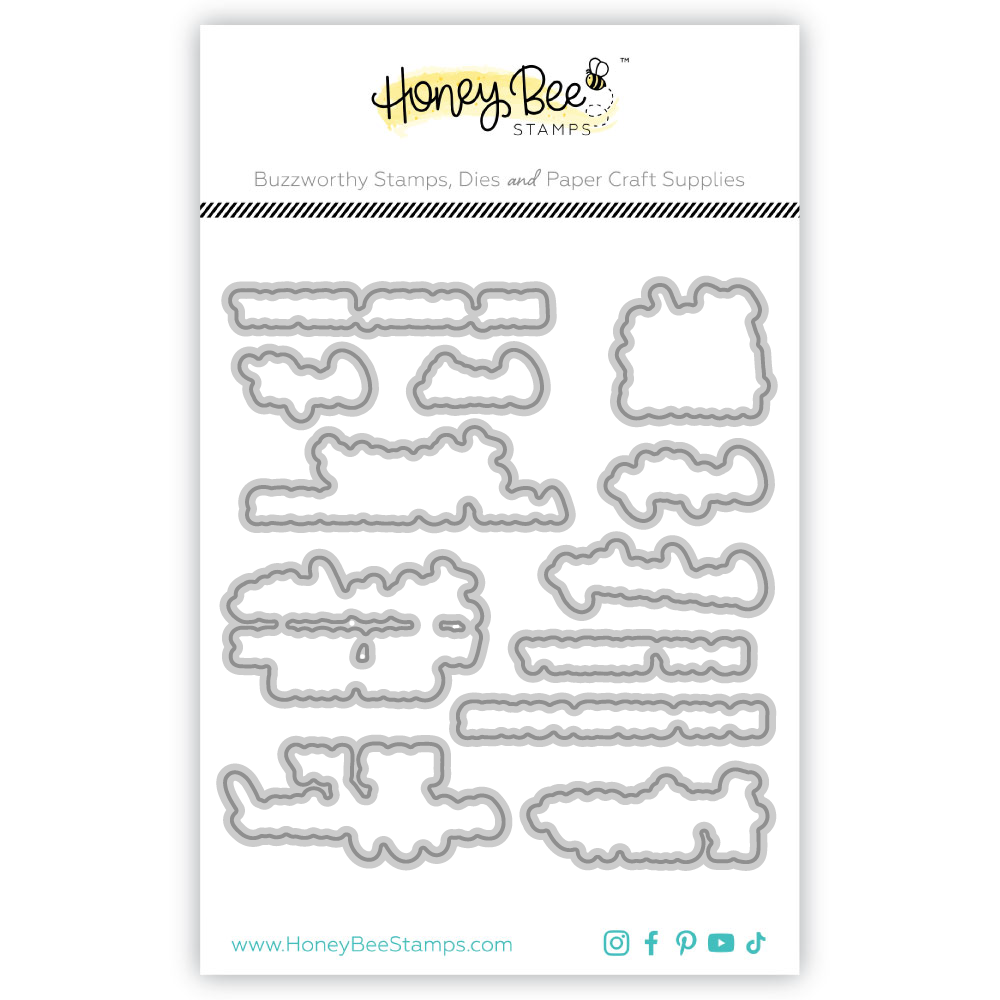 Honey Bee Stamps Don't Worry, Be Crafty - Coordinating Honey Cuts