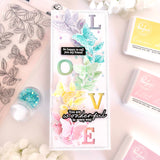 Pinkfresh Studio Fluttering Butterflies Stamp, Die, Stencil & Washi Bundle