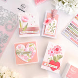 Pinkfresh Studio Sweet Blossoms Die & Stencil Bundle