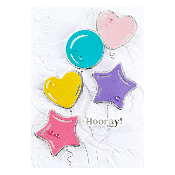 Spellbinders Plaster 3D Embossing Folder - Birthday Bash Collection by Simon Hurley