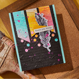 Spellbinders Soaring 3D Embossing Folder Embossing Folder - Collaged Birds Collection - Dina Wakley