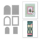 Spellbinders Postage Stamps 3D Emboss & Cut Folder from the Holiday Magic Collection