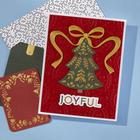 Spellbinders Gifting Bow Etched Dies from the Merry Moments Collection