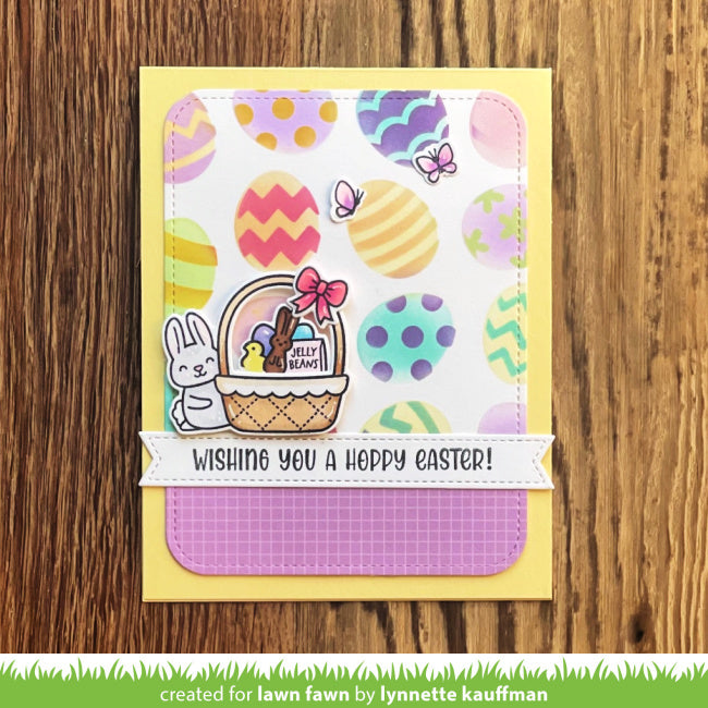 Lawn Fawn Easter Egg Background Stencils