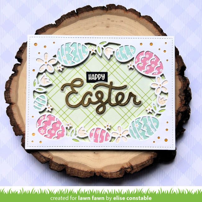 Lawn Fawn Scripty Easter & Scripty Easter Outline Add-on