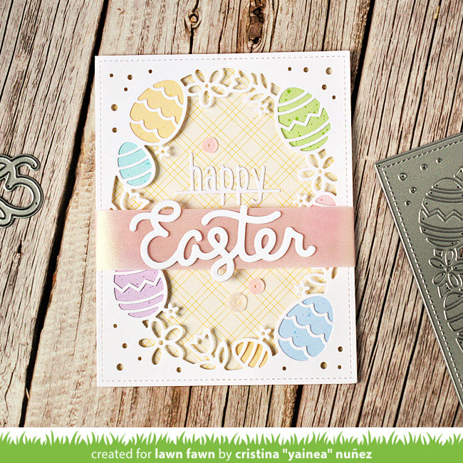 Lawn Fawn Scripty Easter & Scripty Easter Outline Add-on