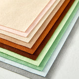 Spellbinders Merino Wool Felt Sheets - Neutral Collection