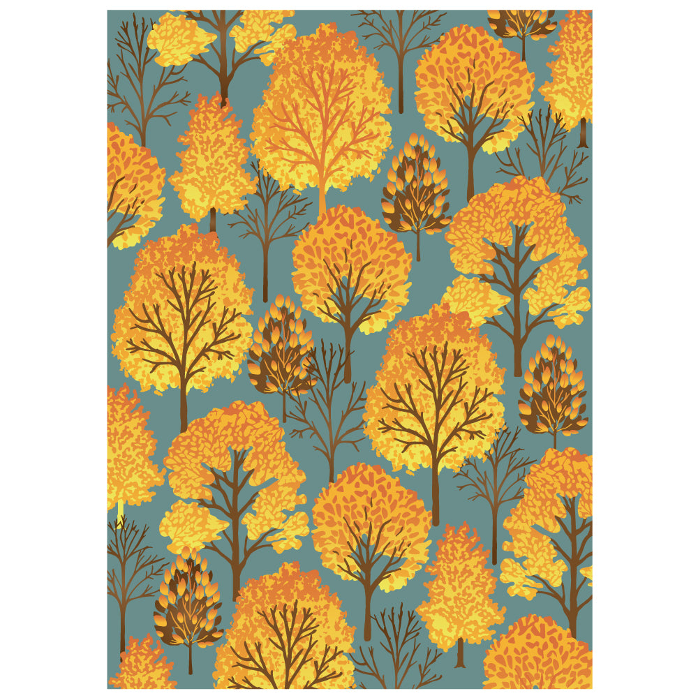 Honey Bee Fall Forest 3D Embossing Folder