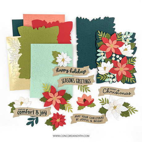 Concord & 9th Festive Blooms Stamp & Die Set Bundle *COMING SOON*