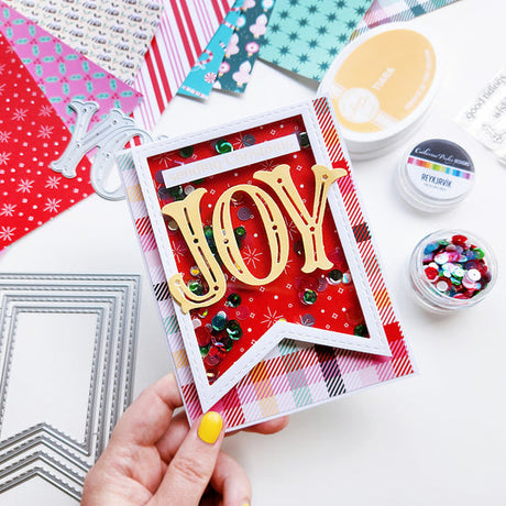 Catherine Pooler Festive Joy Word Die