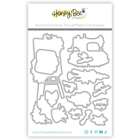 Honey Bee Stamps Floral Easel - Coordinating Honey Cuts