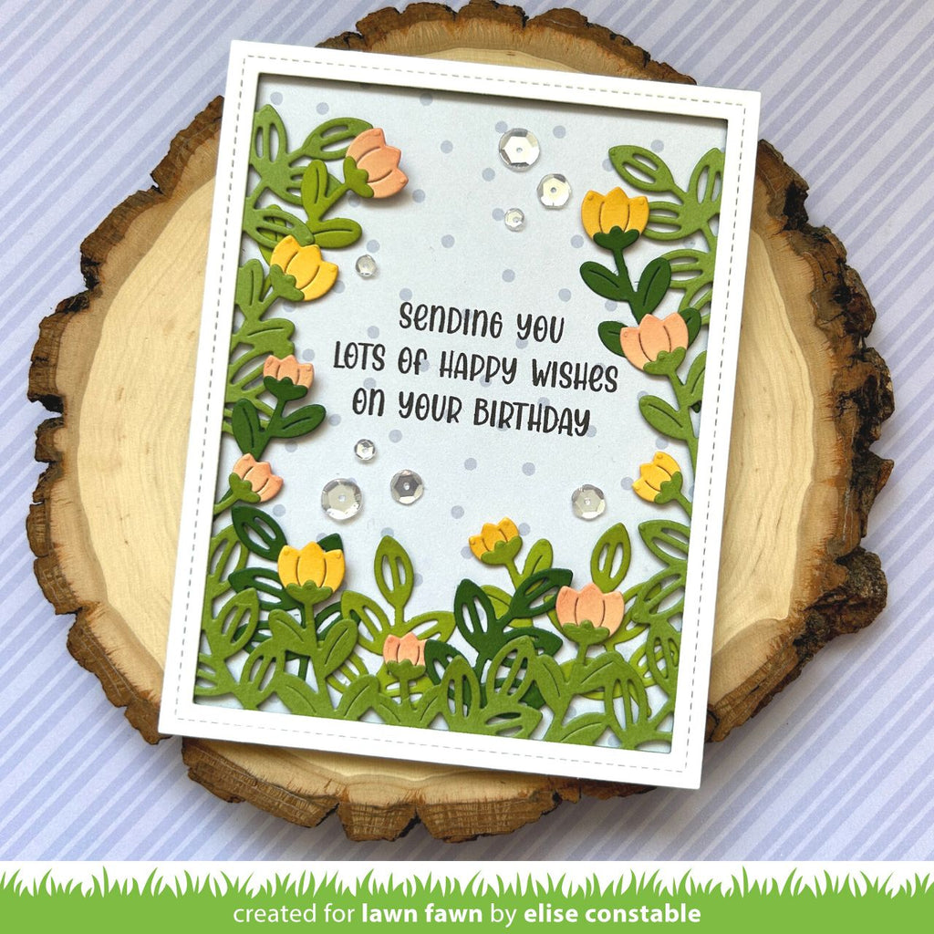 Lawn Fawn Henry's Build-a-Sentiment: Spring Stamp Set