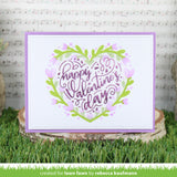 Lawn Fawn Heart Wreath Stencils