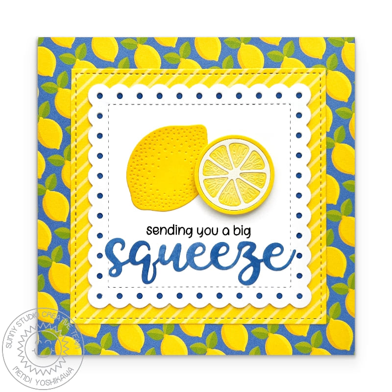 Sunny Studio Stamps Fresh Lemon Dies