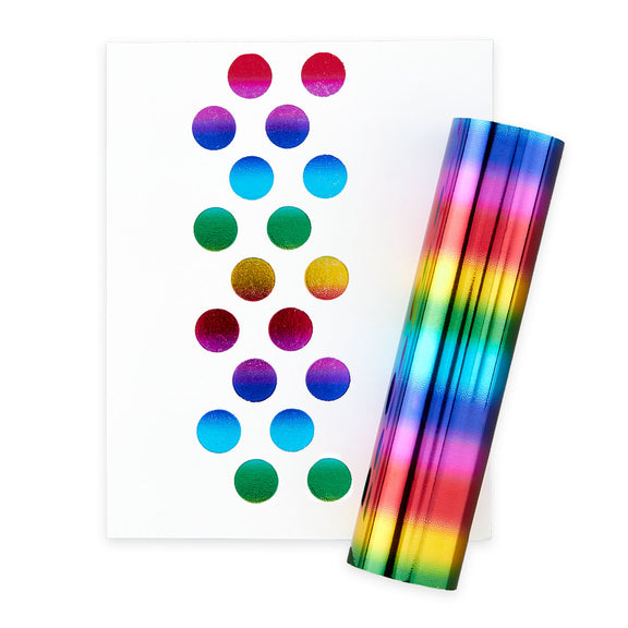 Spellbinders Glimmer Hot Foil Roll - Mini Rainbow Stripe