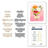 Spellbinders Must-Have Sentiments Glimmer Hot Foil Plate & Die Set - Photosynthesis Collection by Simon Hurley