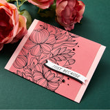 Spellbinders Glimmering Peonies Glimmer Plate & Stencil Bundle - Glimmering Flowers Collection