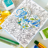 Pinkfresh Studio Garden Medley Press Plate