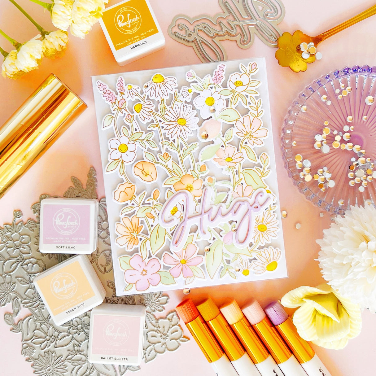 Pinkfresh Studio Garden Medley Press Plate