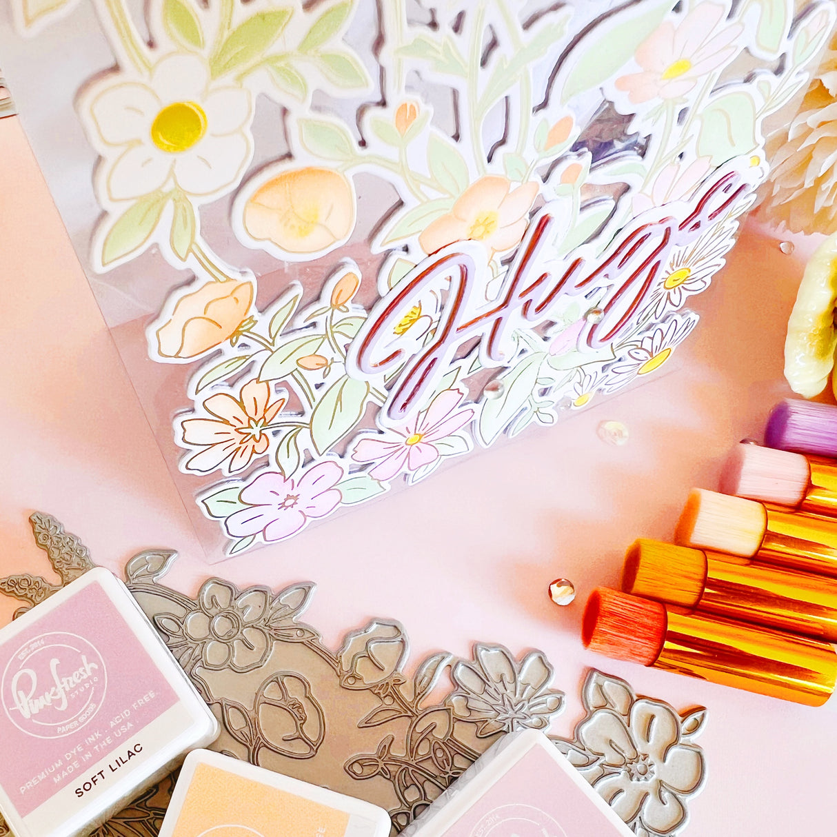 Pinkfresh Studio Garden Medley Press Plate