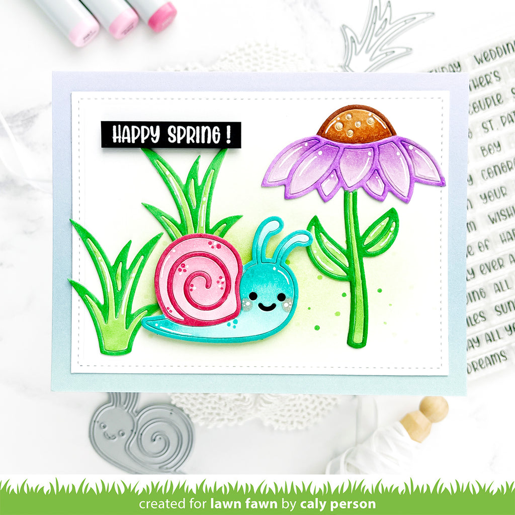 Lawn Fawn Garden Snail Die Set