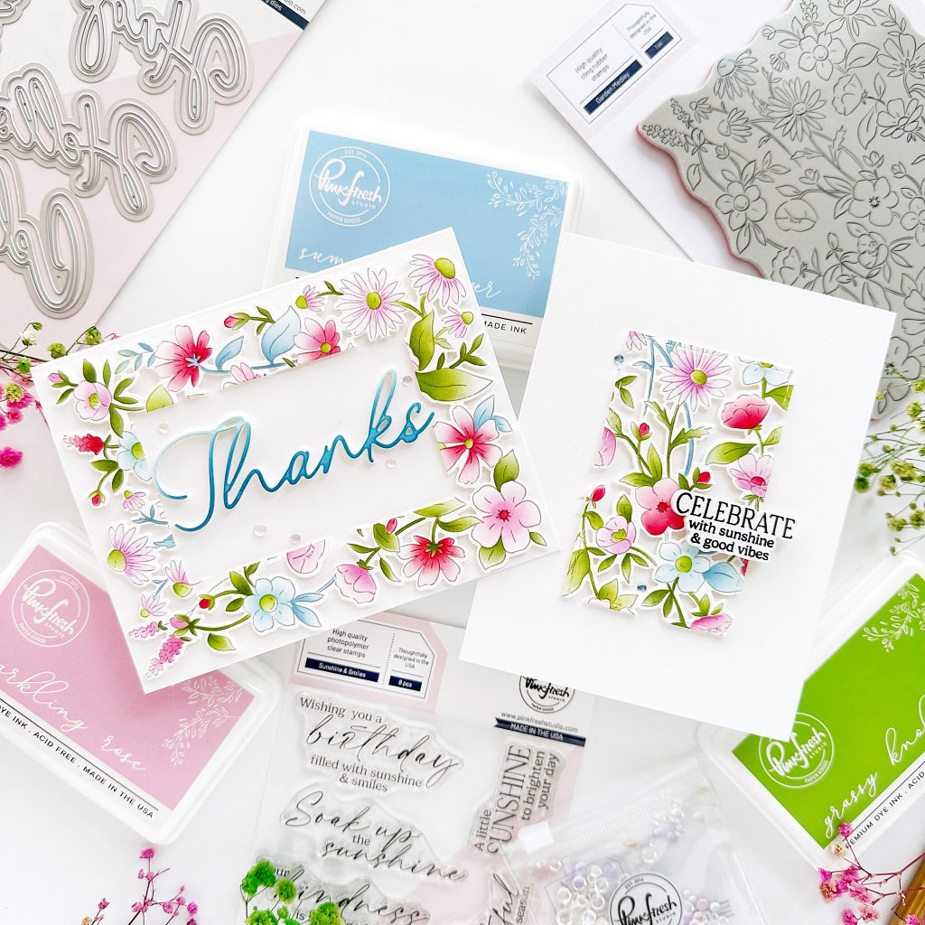 Pinkfresh Studio Garden Medley Press Plate