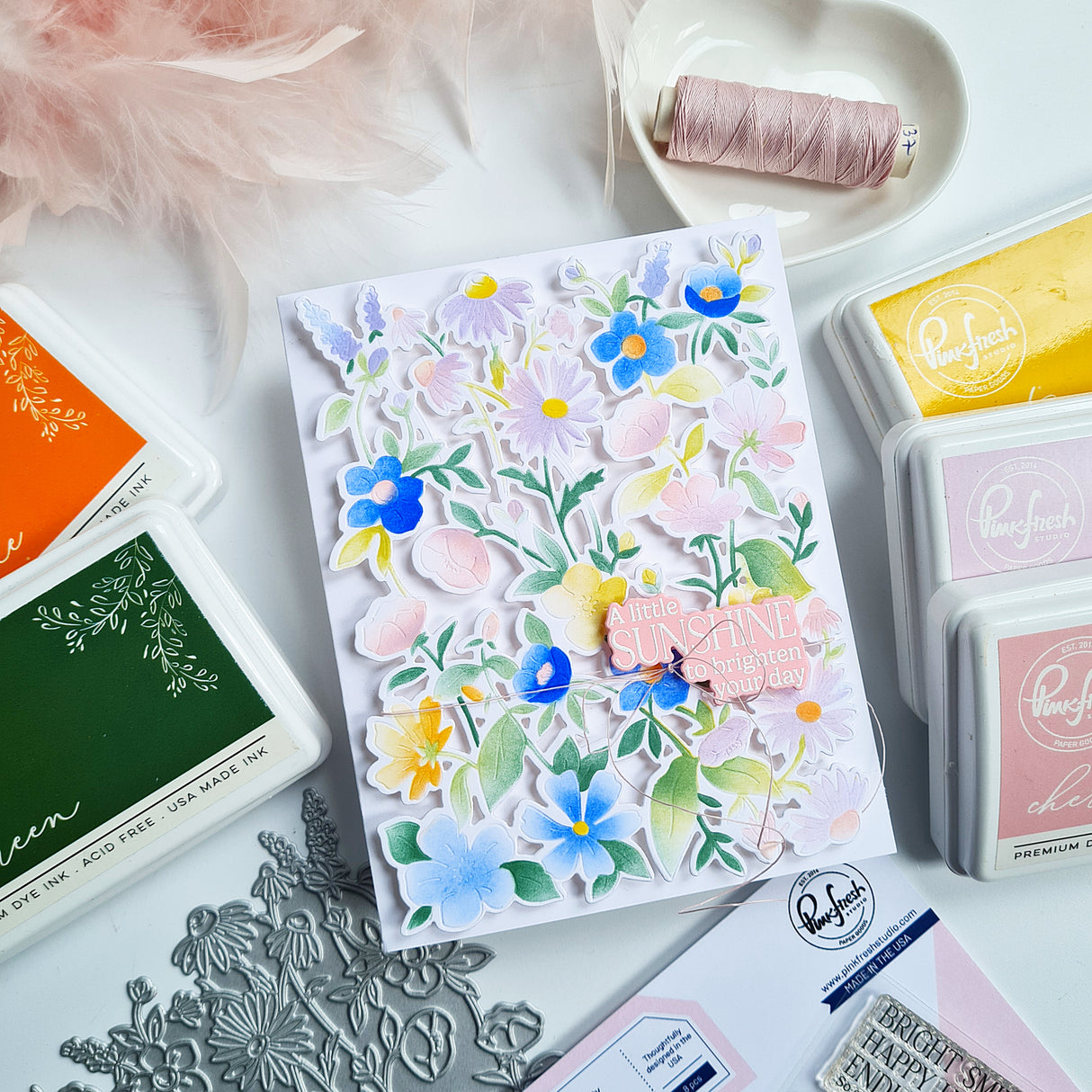 Pinkfresh Studio Garden Medley Press Plate