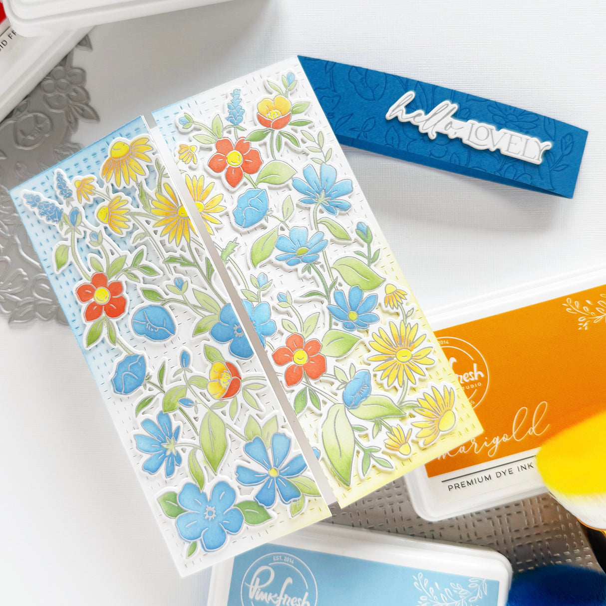Pinkfresh Studio Garden Medley Press Plate