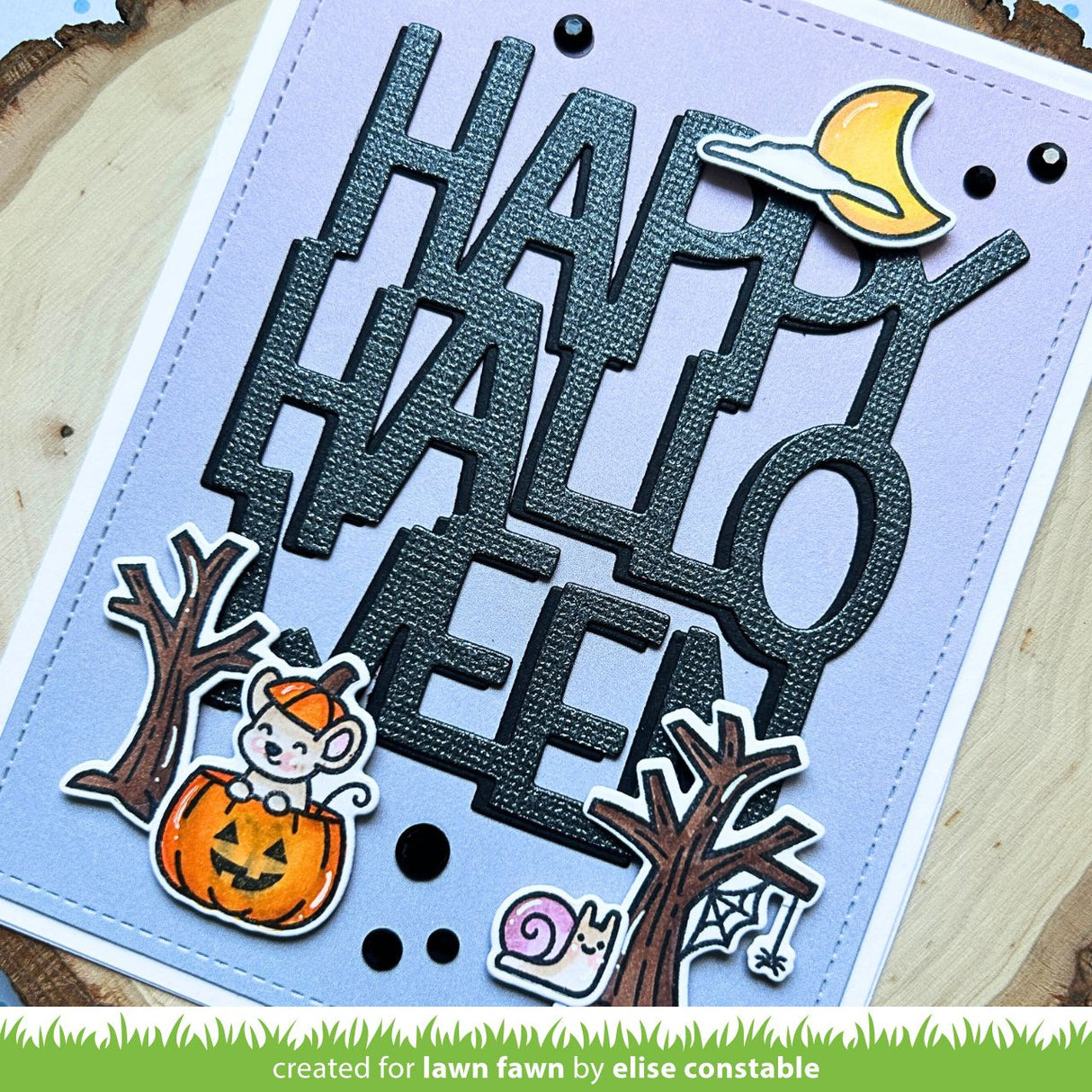 Lawn Fawn halloween mice Stamp