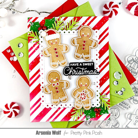 Pretty Pink Posh Gingerbread Friends dies
