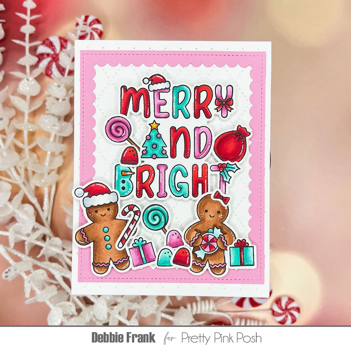 Pretty Pink Posh Gingerbread Friends stamp set